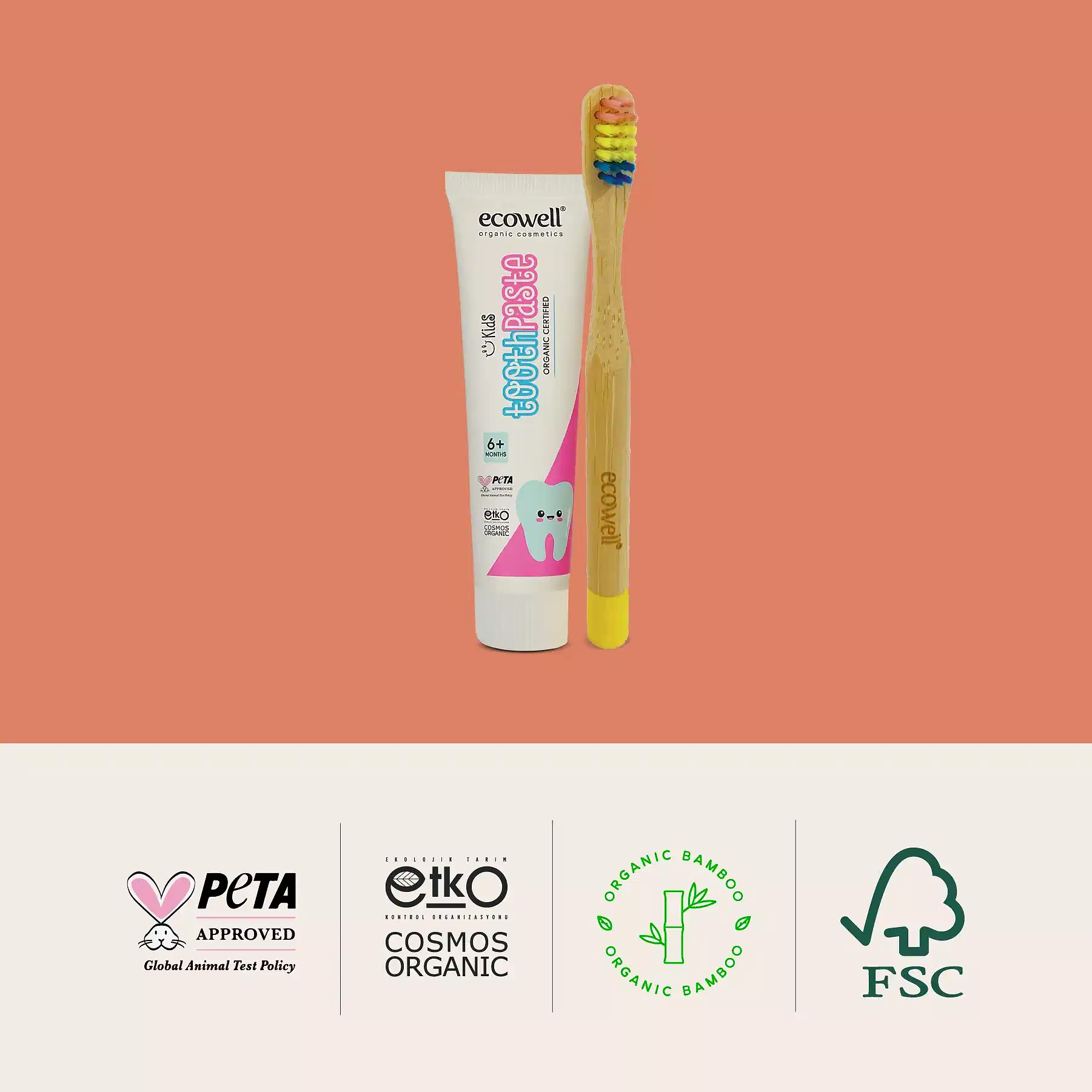 Sertifikalı Organik Çocuk Diş Bakım Seti