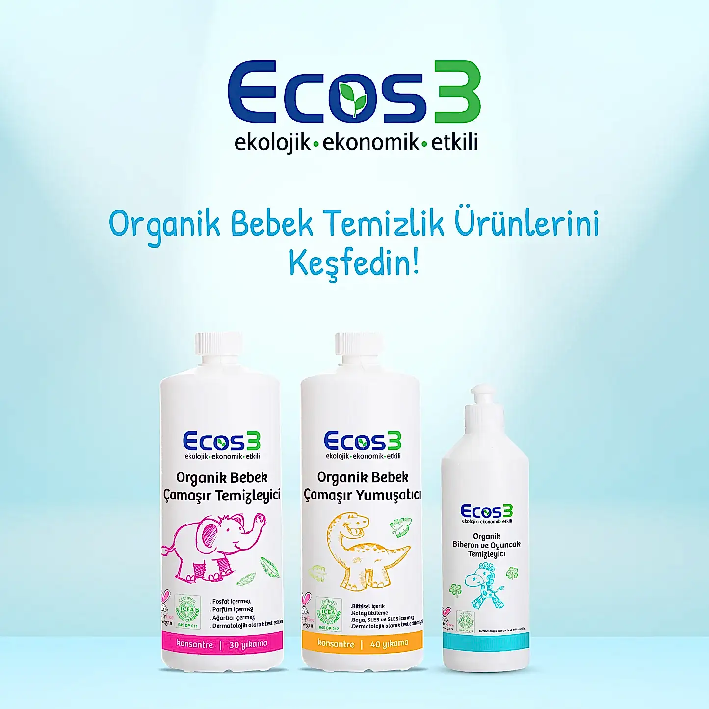Sertifikalı Organik Bebek Çamaşır Temizleyici - 1050 ml