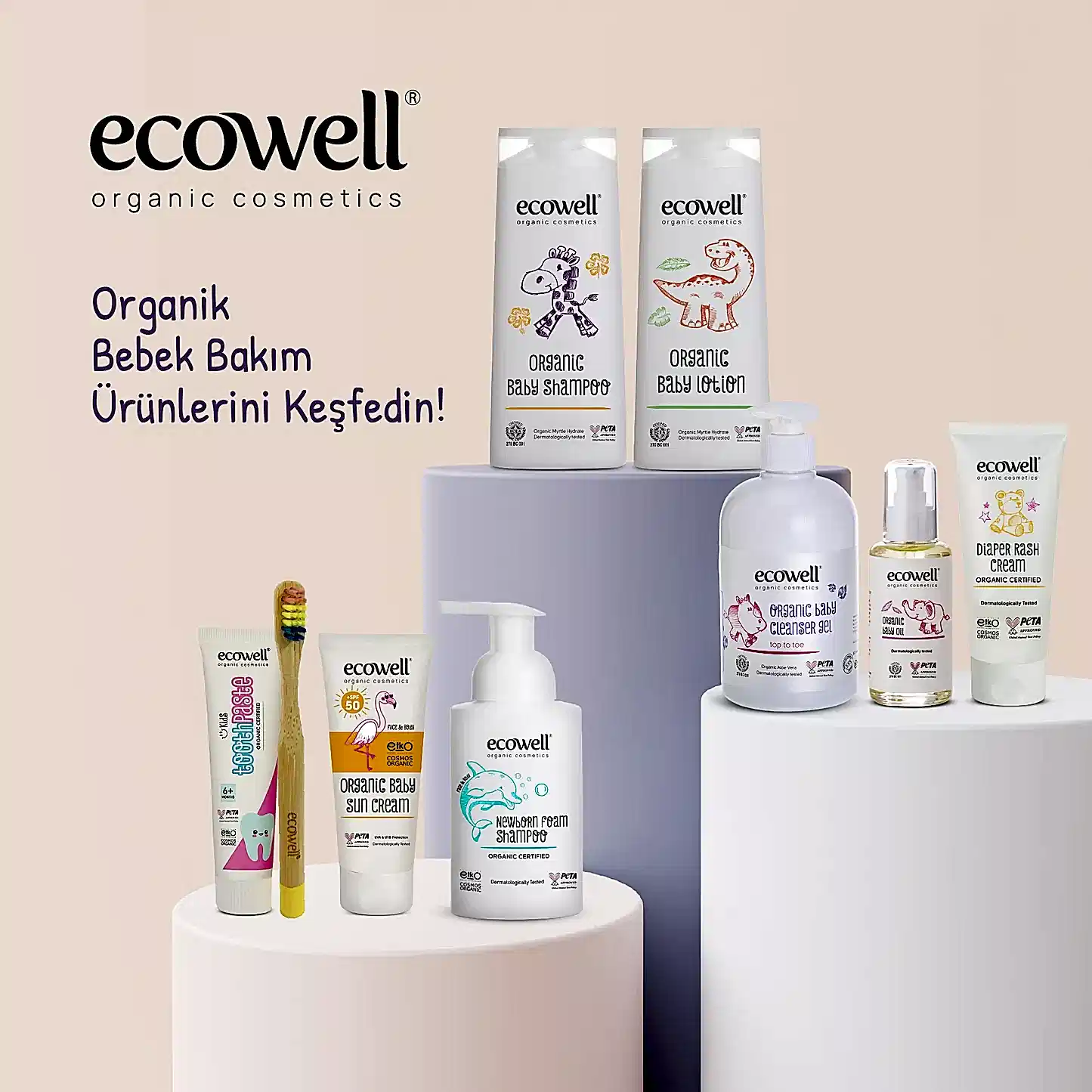 Sertifikalı Organik Çocuk Diş Fırçası