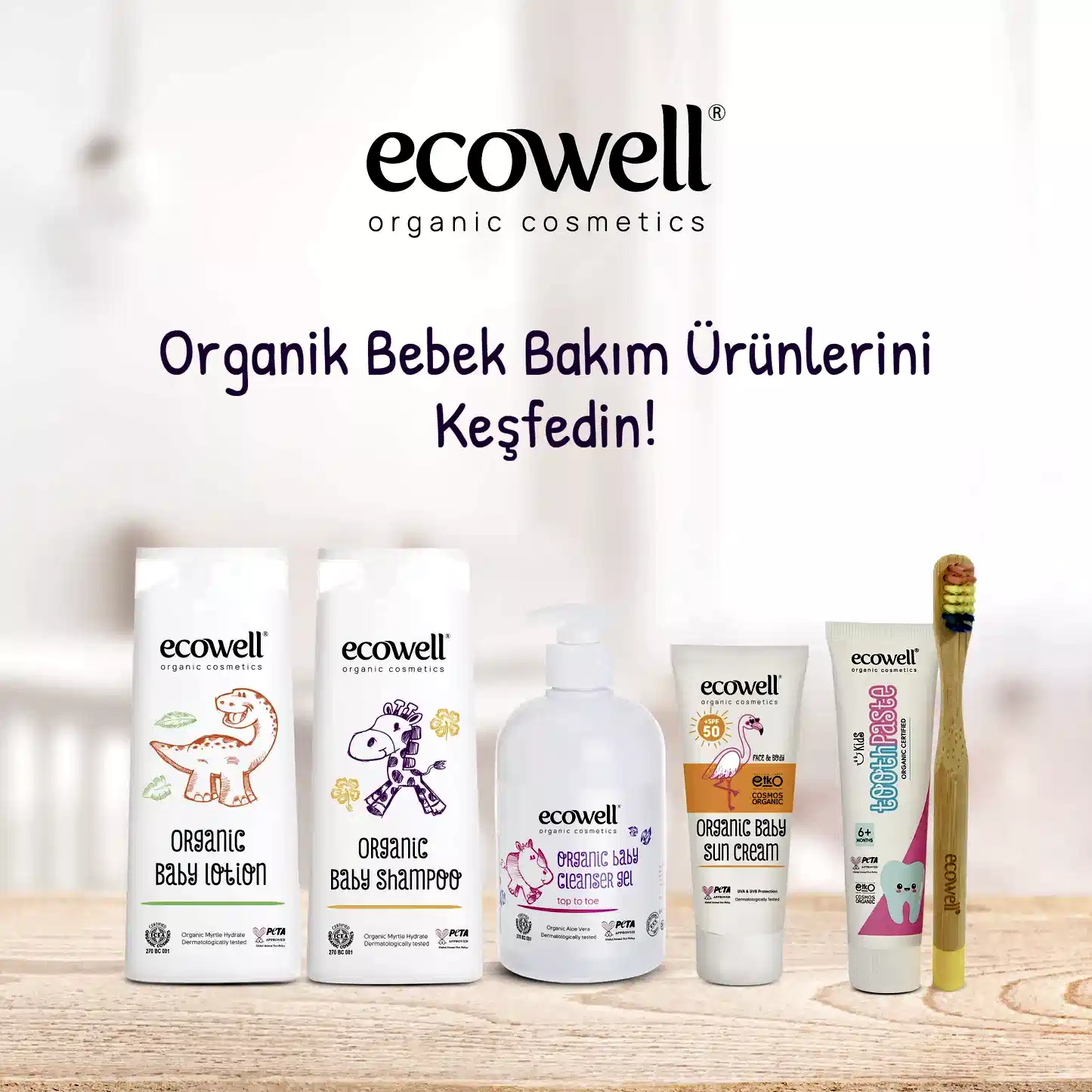 Sertifikalı Organik Çocuk Diş Macunu - 75 gr