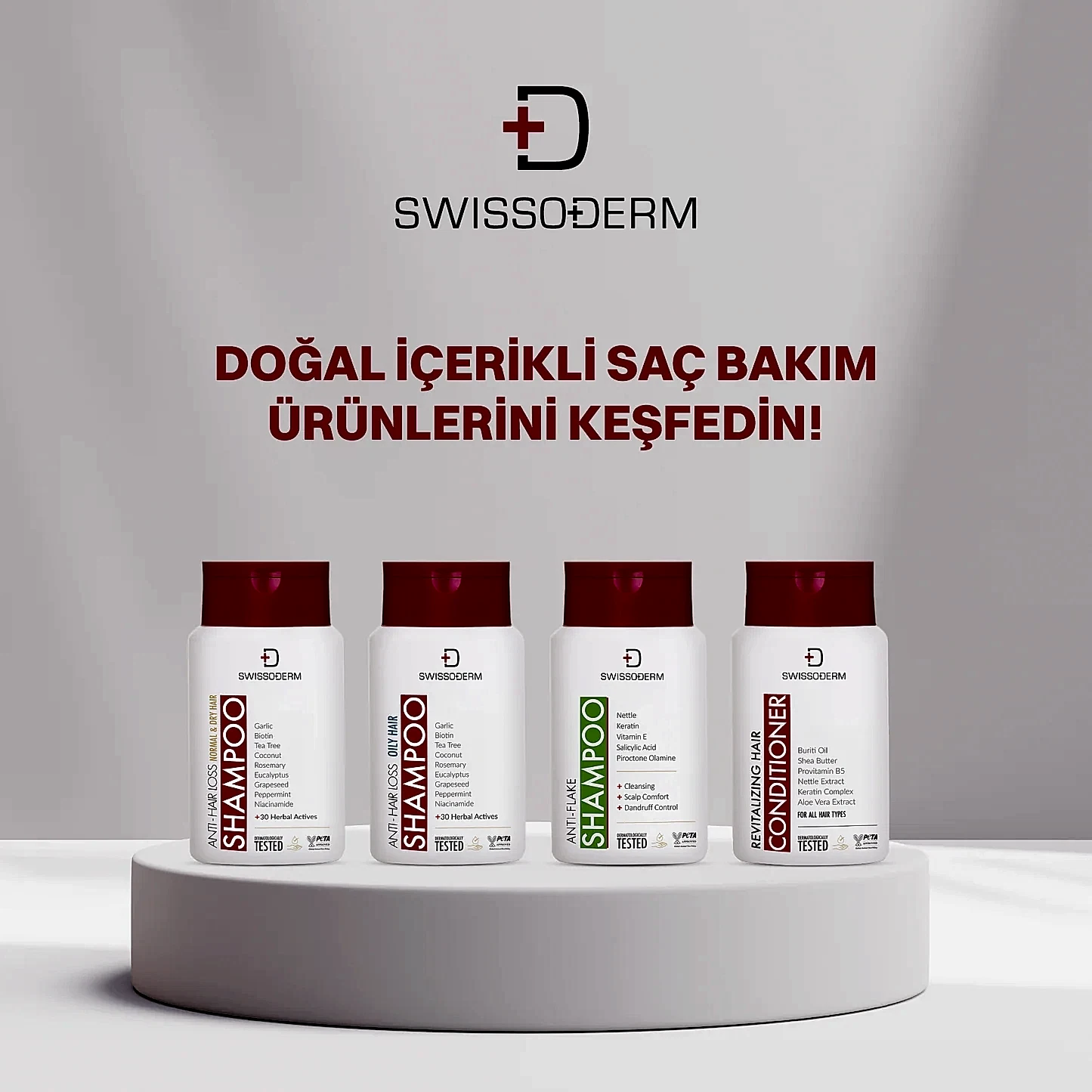 Doğal İçerikli Kepek Karşıtı Şampuan - 300 ml