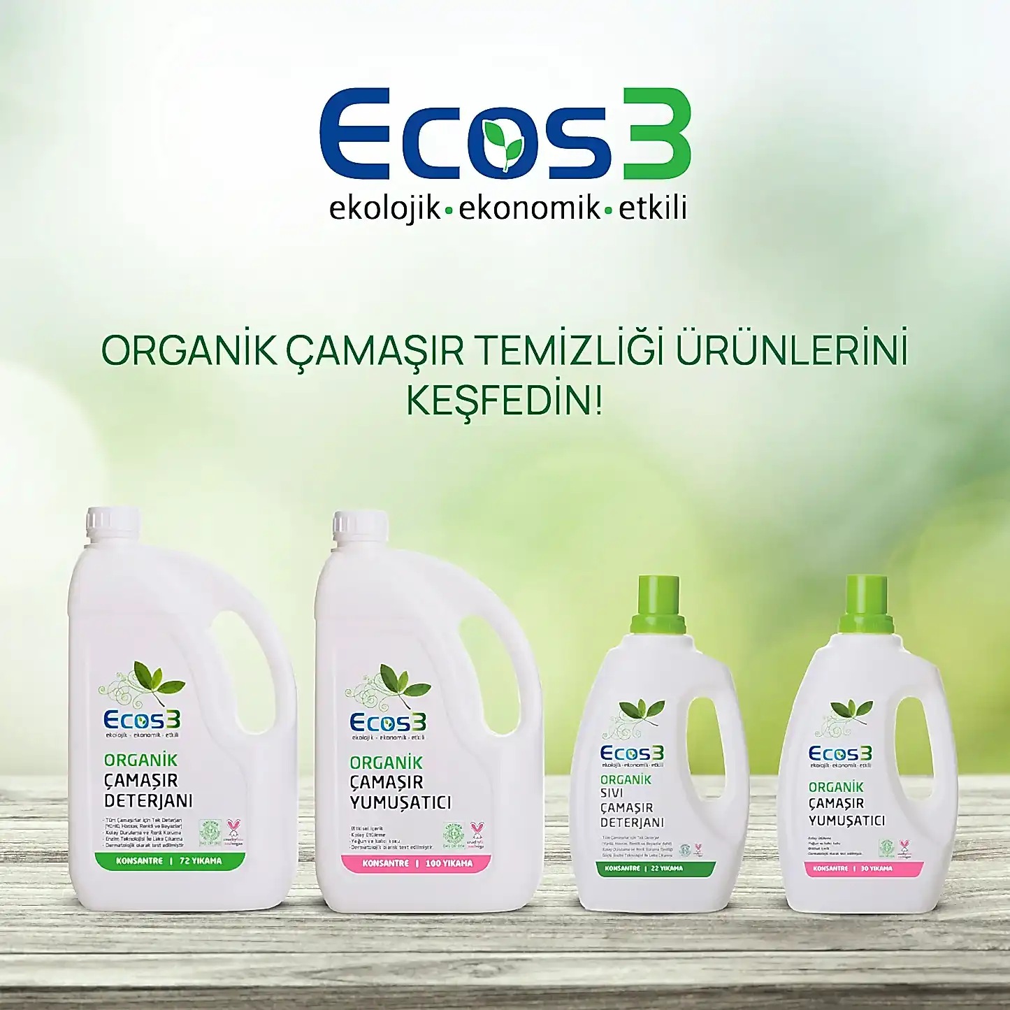 Sertifikalı Organik Çamaşır Yumuşatıcı - 2.5 lt