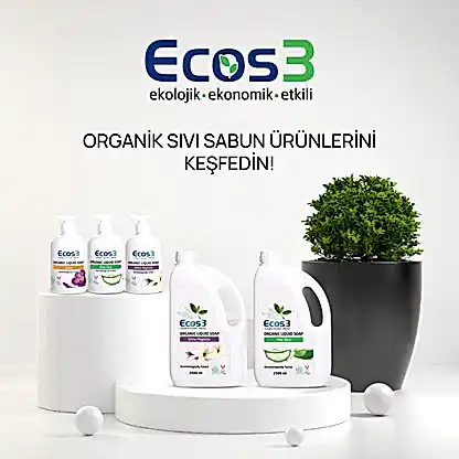 Sertifikalı Organik Sıvı Sabun - Aloe Vera - 2.5 lt