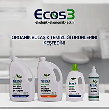 Sertifikalı Organik Elde Bulaşık Deterjanı - 2.5 lt