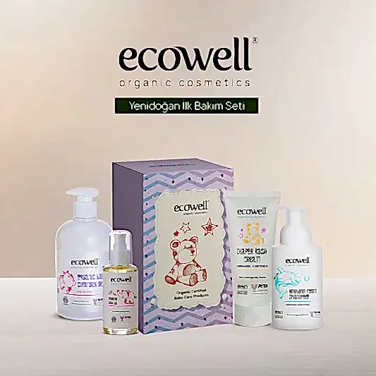Sertifikalı Organik Ecowell Yenidoğan İlk Bakım Seti