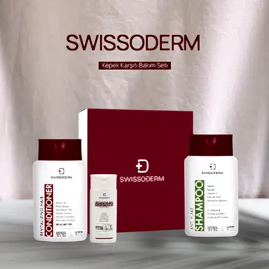 Doğal İçerikli Swissoderm Kepek Karşıtı Bakım Seti